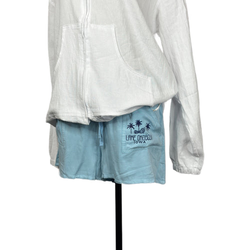 WMNS DENIM WASHED SHORTS
