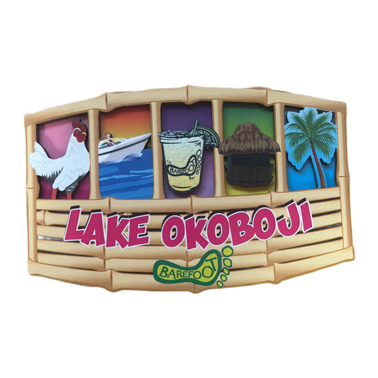 BF TIKI WINDOW MAGNET