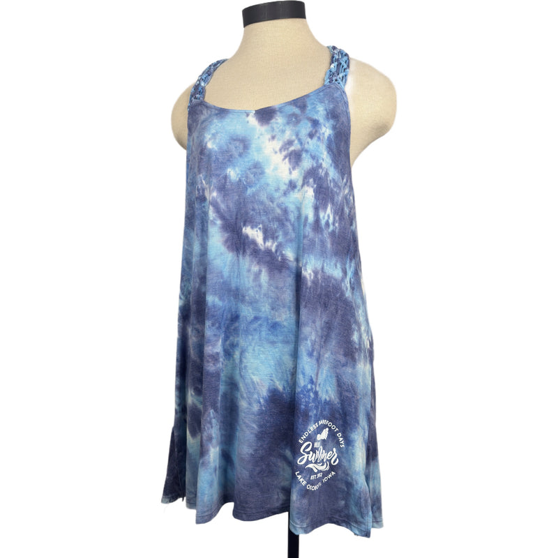 TIE DYE TANK DRESS
