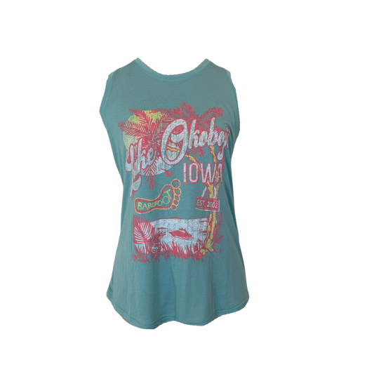 LAKE OKOBOJI VINTAGE SCENE TANK