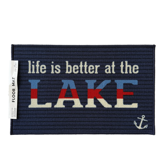 AT THE LAKE FLOOR MAT