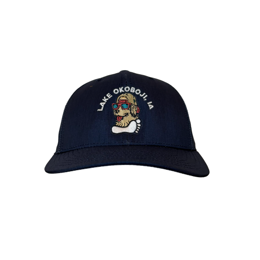 YOUTH DOG PRINT LK OKOBOJI HAT