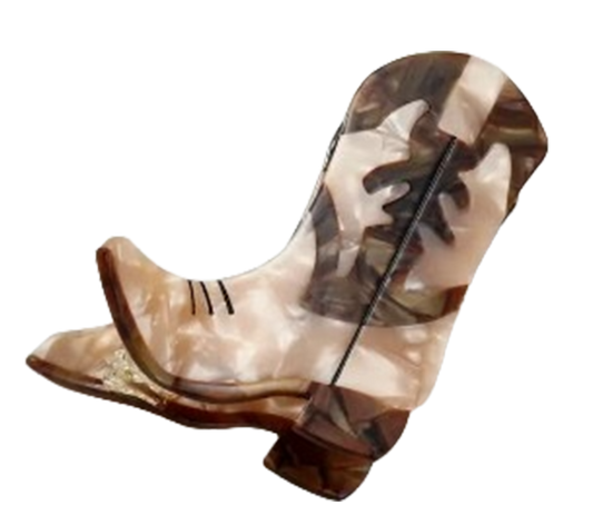 COWBOY BOOT HAIR CLIP