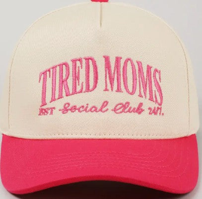 TIRED MOMS EST SOCIAL CLUB HAT