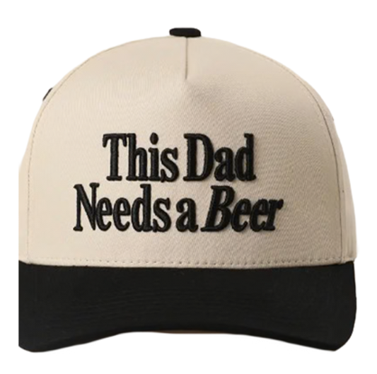 THIS DAD NEEDS A BEER HAT