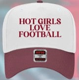 HOT GIRLS LOVE FOOTBALL HAT