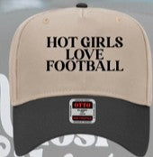 HOT GIRLS LOVE FOOTBALL HAT