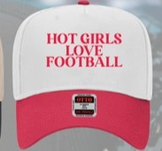 HOT GIRLS LOVE FOOTBALL HAT