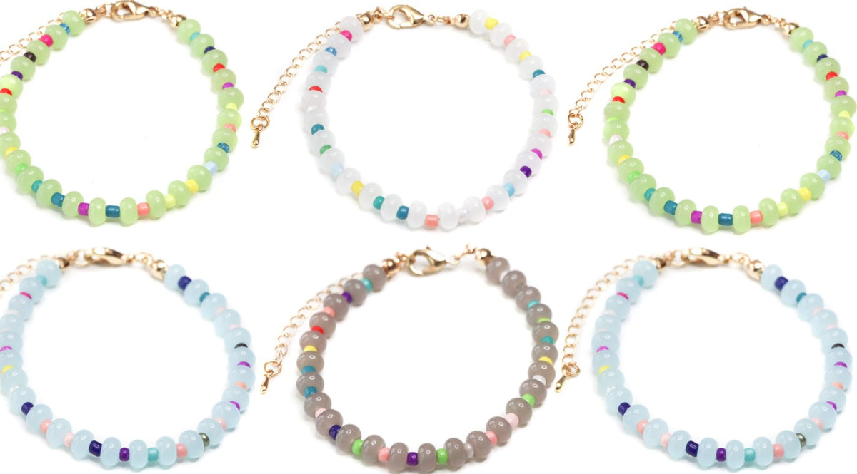 GLASS BEAD BRACELET