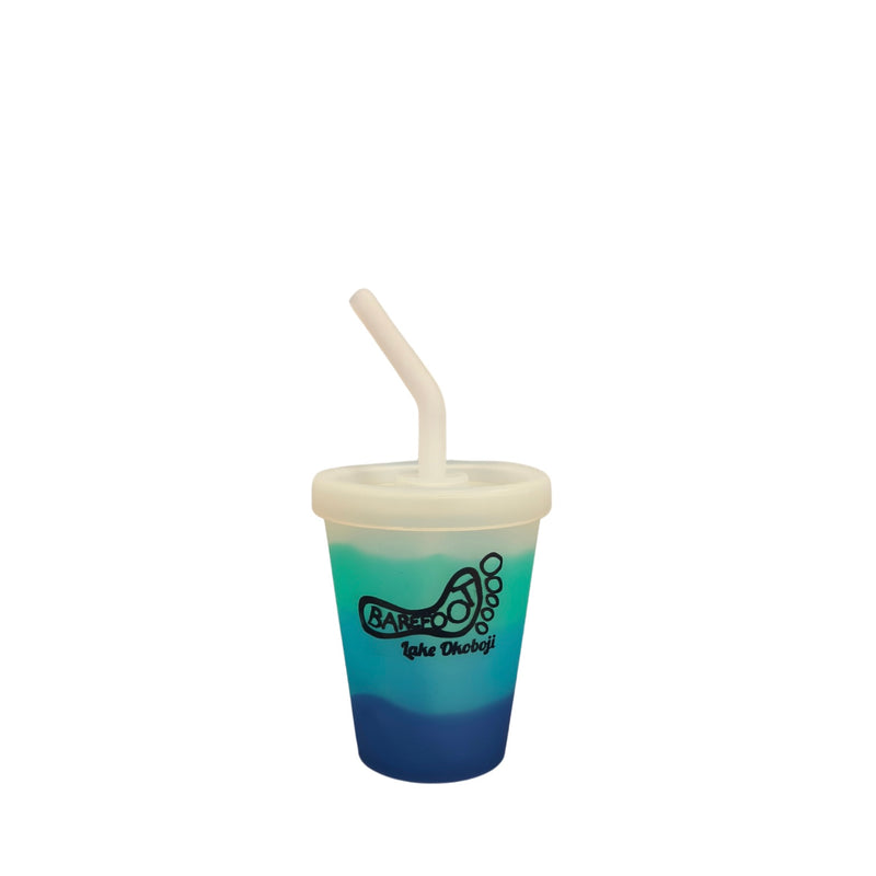 SILICONE KIDS CUP W/STRAW