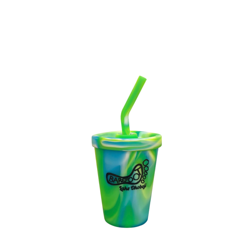 SILICONE KIDS CUP W/STRAW