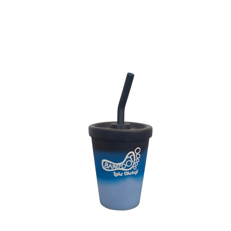SILICONE KIDS CUP W/STRAW