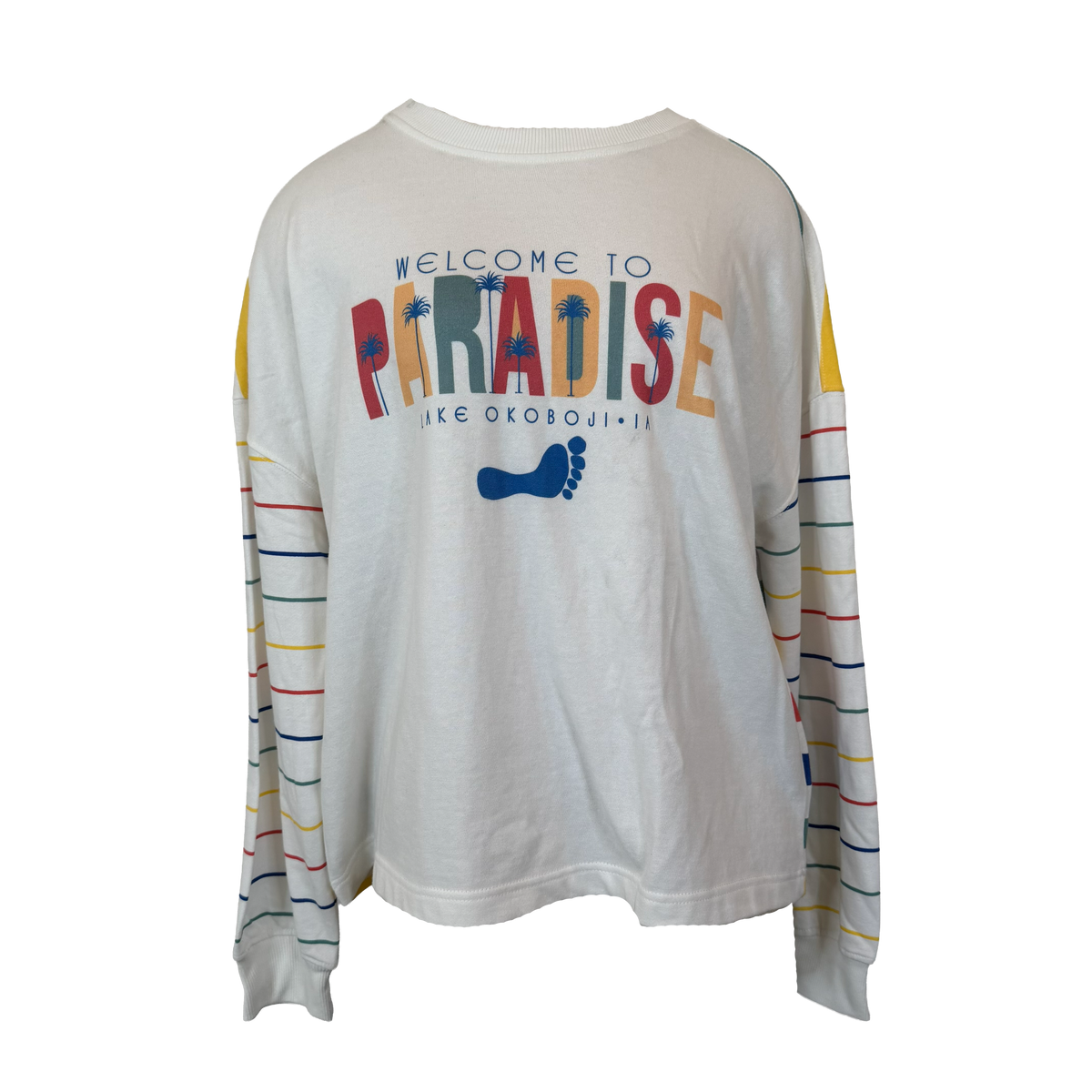 WELCOME PARADISE STRIPE CREW