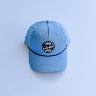 BOTTLE CAP PATCH W/NAVY ROPE