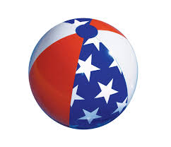 22 IN AMERIACANA BEACH BALL
