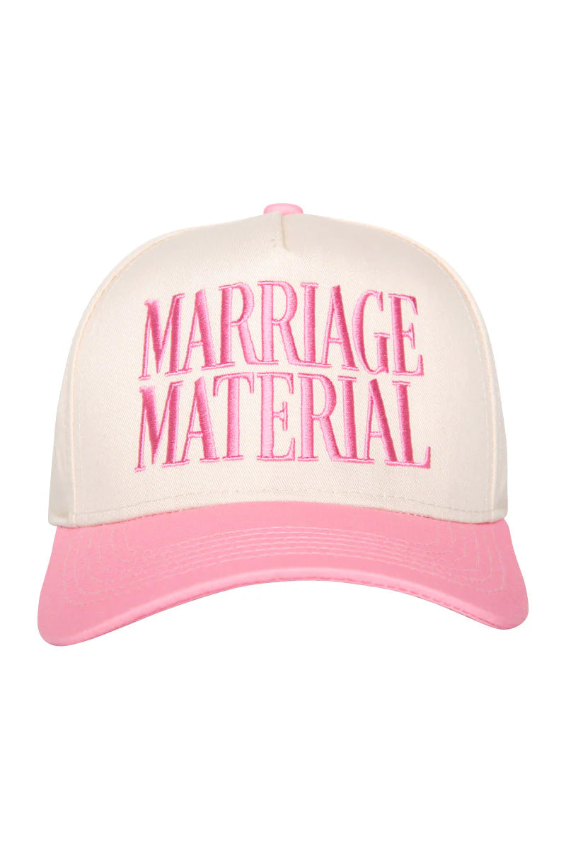 MARRIAGE MATERIAL HAT