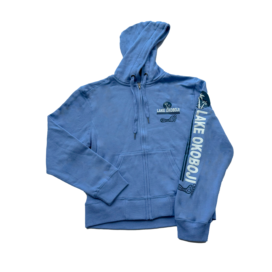 BOJI LINE SLEEVE DESIGN ZIP HOOD