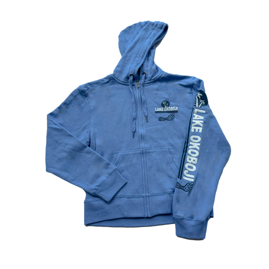 BOJI LINE SLEEVE DESIGN ZIP HOOD