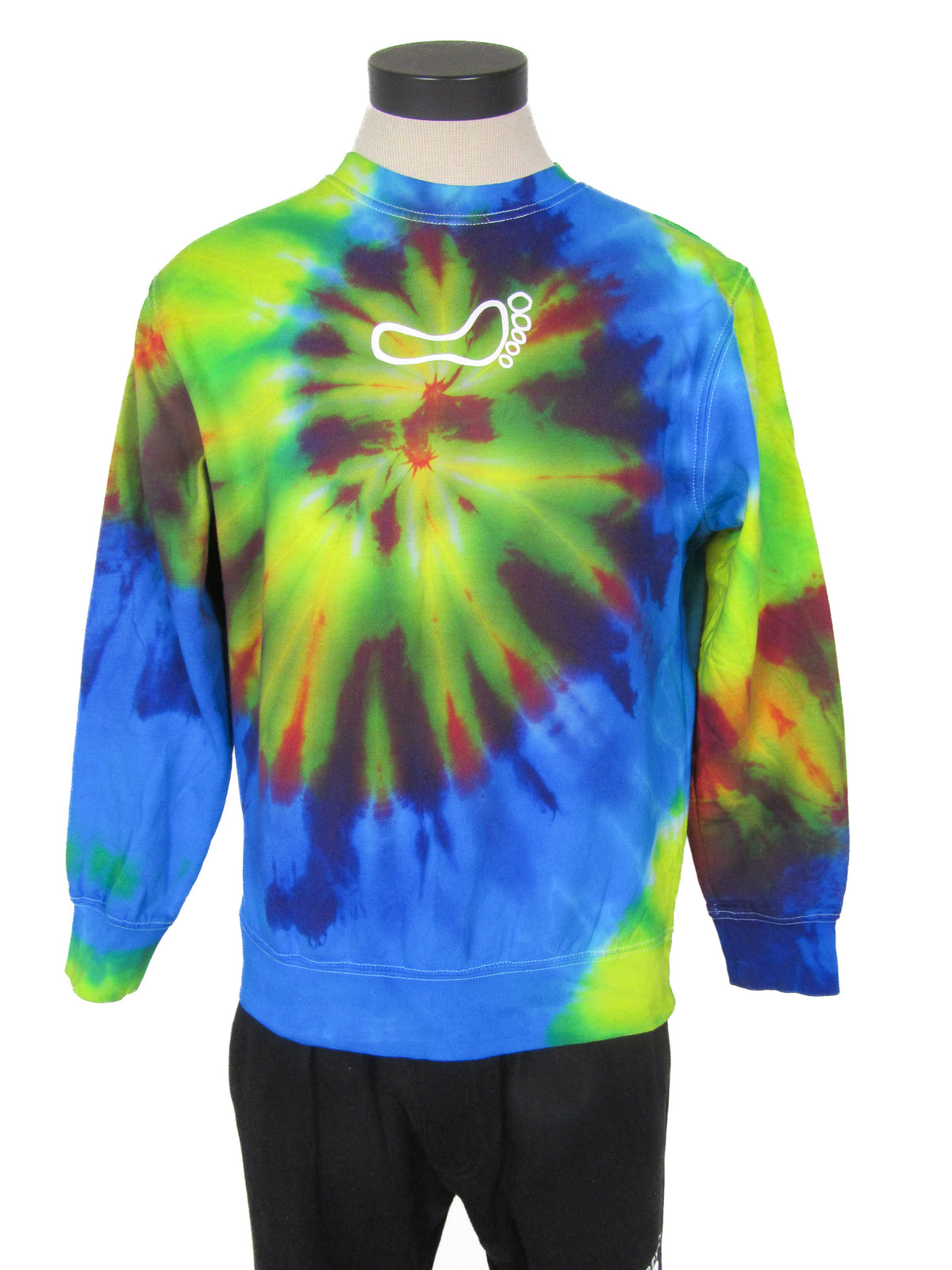 TIE DYE LOGO CREW